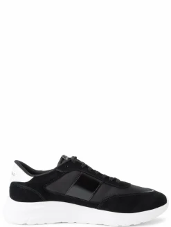 KARL LAGERFELD Freizeit-Schuhe<Herren Sneaker schwarz weiß uni