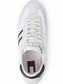 Tommy Jeans Freizeit-Schuhe<Herren Sneaker weiß schwarz gemustert