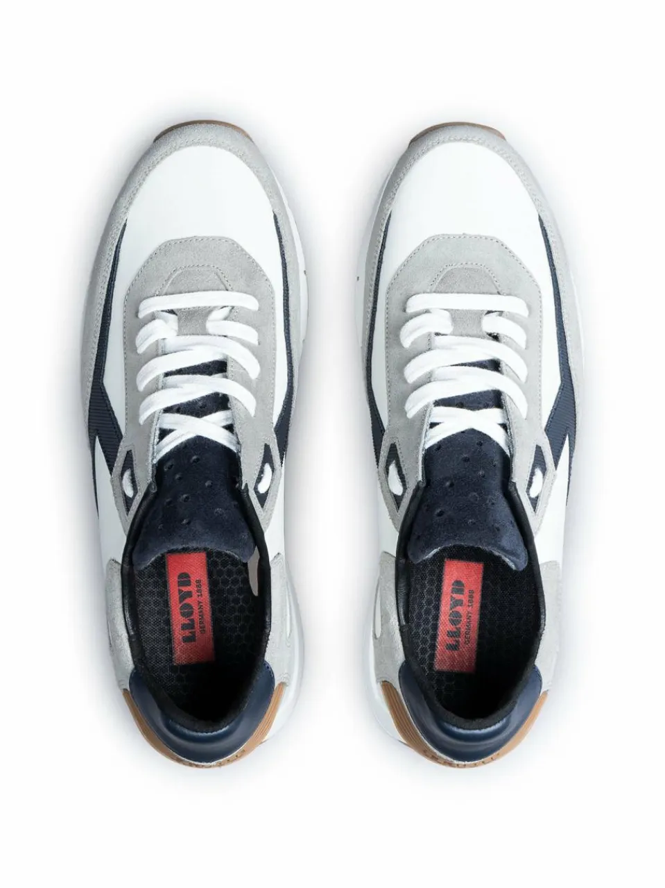 Lloyd Sneaker<Herren Sneaker - AMES weiß gemustert