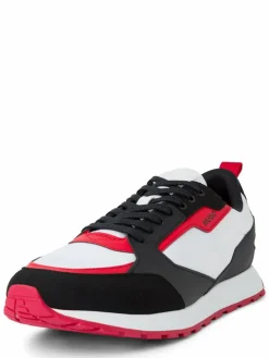 HUGO Freizeit-Schuhe<Herren Sneaker - Icelin Runn weiß schwarz uni