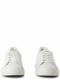 HUGO Freizeit-Schuhe|Sneaker<Herren Sneaker aus Leder weiß uni