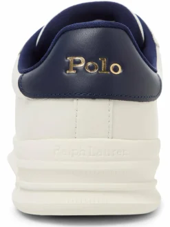 Polo Ralph Lauren Freizeit-Schuhe|Sneaker<Herren Sneaker aus Leder ecru marine uni