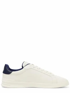 Polo Ralph Lauren Freizeit-Schuhe|Sneaker<Herren Sneaker aus Leder ecru marine uni