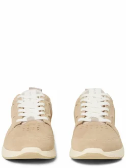 Marc O'Polo Freizeit-Schuhe|Sneaker<Herren Sneaker aus Leder sand uni