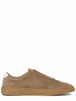 BOSS Freizeit-Schuhe|Sneaker<Herren Sneaker aus Veloursleder - Kieran_Tenn melange uni