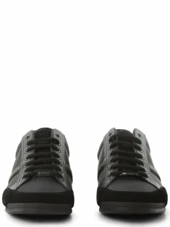 Herren BOSS Freizeit-Schuhe|Sneaker>Herren Sneaker mit Leder-Anteil - Saturn_Lowp_mx A_N