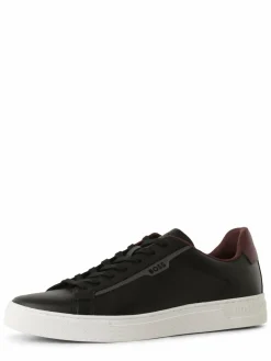 Herren BOSS Sneaker>Herren Sneaker mit Leder-Anteil - Rhys_Tenn_pusdth