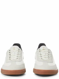 Polo Ralph Lauren Freizeit-Schuhe|Sneaker<Herren Sneaker mit Leder-Anteil - Bedford weiß hellgrau uni