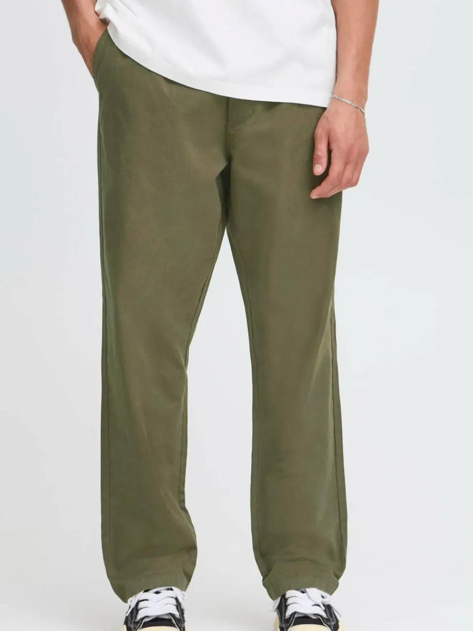 Solid Hosen<Herren Stoffhhose - SDLIAM grün uni