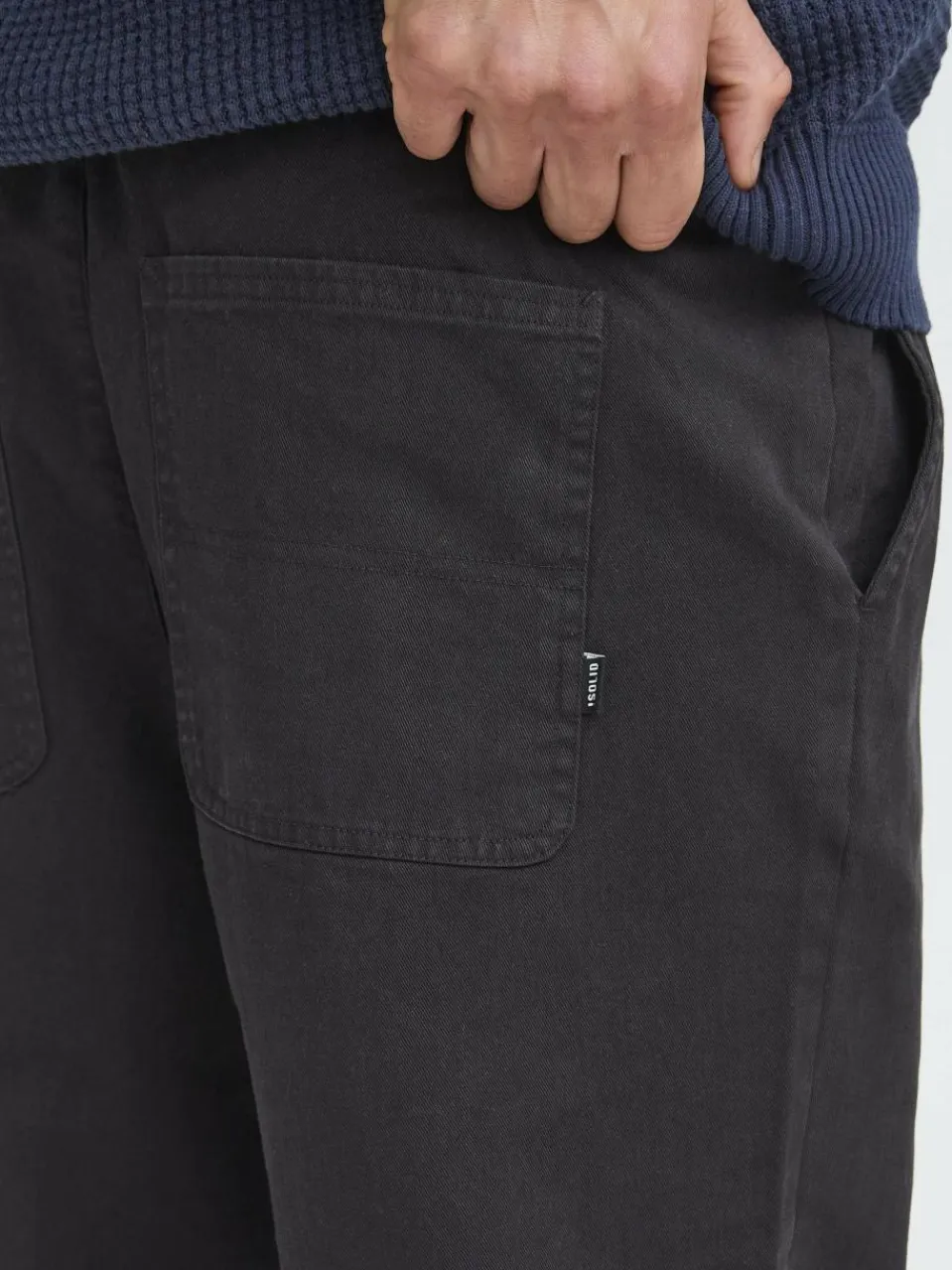 Herren Solid Hosen>Herren Stoffhhose - SDLIAM