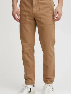 BLEND Hosen<Herren Stoffhose braun uni