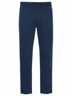 BLEND Hosen<Herren Stoffhose blau uni