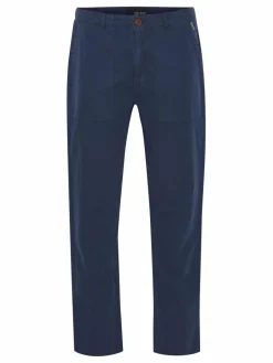 BLEND Hosen<Herren Stoffhose blau uni