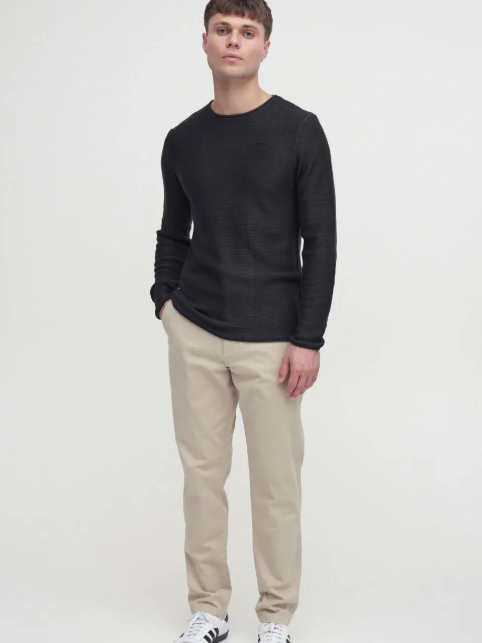 Solid Hosen<Herren Stoffhose - SDErico beige uni