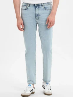 Finshley & Harding Jeans|Hosen<Herren Straight Fit Jeans - Ray bleached uni