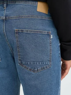 Herren Solid Jeans><noscript><img width=