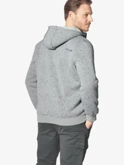 Jan Vanderstorm Sweatshirts & Sweatjacken<Herren Strickfleecejacke - NORVID grau meliert