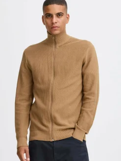BLEND Pullover & Strickjacken<Herren Strickjacke braun uni
