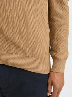 BLEND Pullover & Strickjacken<Herren Strickjacke braun uni