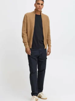 BLEND Pullover & Strickjacken<Herren Strickjacke braun uni