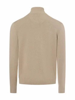Nils Sundström Pullover & Strickjacken<Herren Strickjacke beige meliert