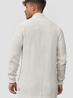 Indicode Pullover & Strickjacken<Herren Strickjacke - Anaheim beige sand uni