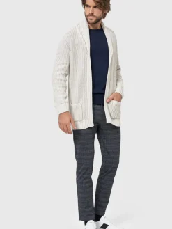 Indicode Pullover & Strickjacken<Herren Strickjacke - Anaheim beige sand uni