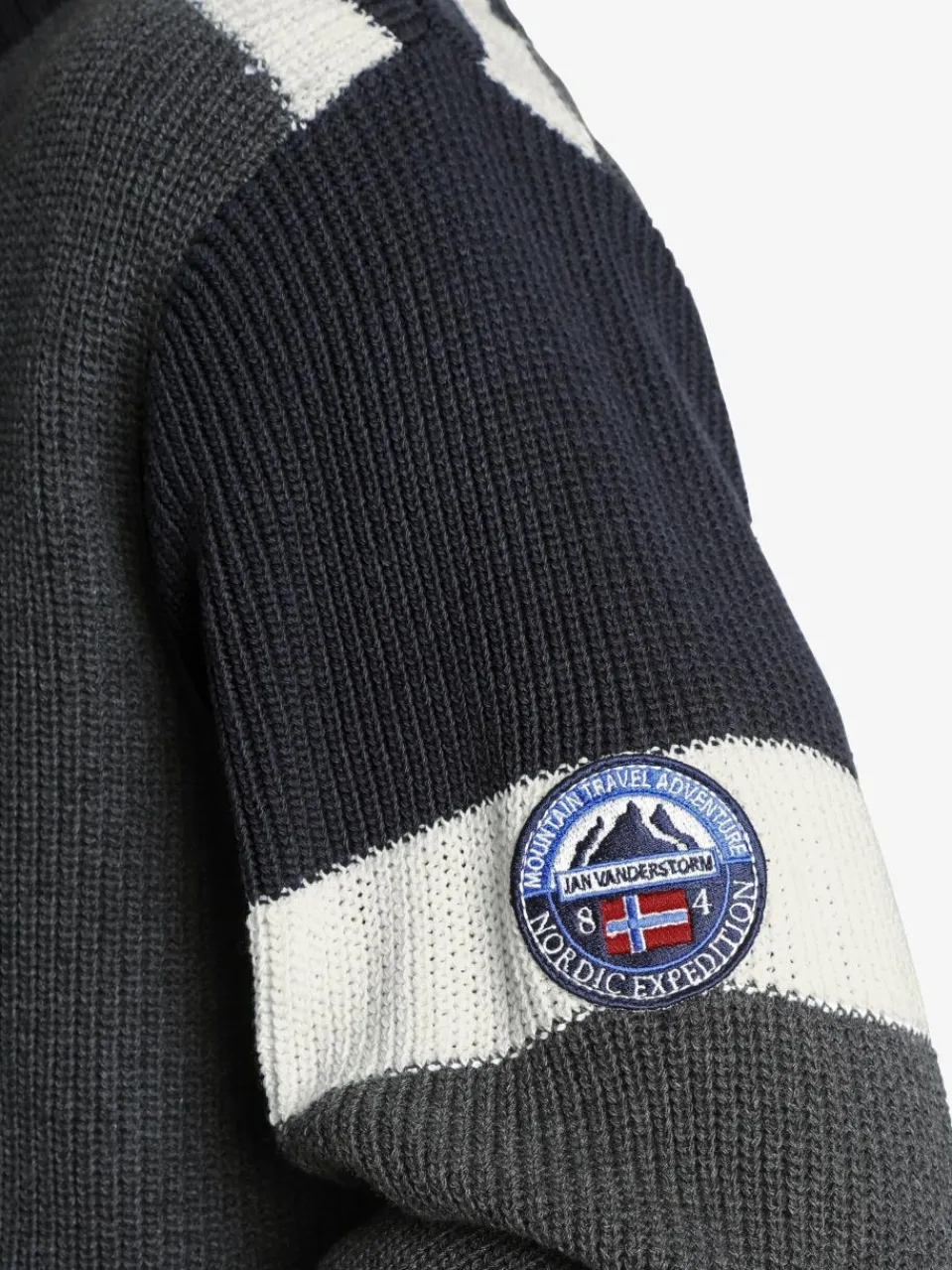 Jan Vanderstorm Pullover & Strickjacken<Herren Strickjacke - ANVE grau gemustert