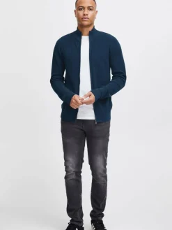 BLEND Pullover & Strickjacken<Herren Strickjacke - BHCodford blau uni