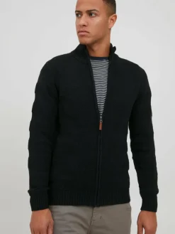 BLEND Pullover & Strickjacken<Herren Strickjacke - BHGalmaro schwarz gestreift
