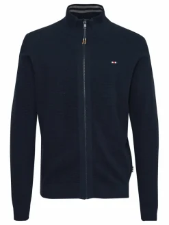 FQ1924 Pullover & Strickjacken<Herren Strickjacke - FQKYLE blau gemustert