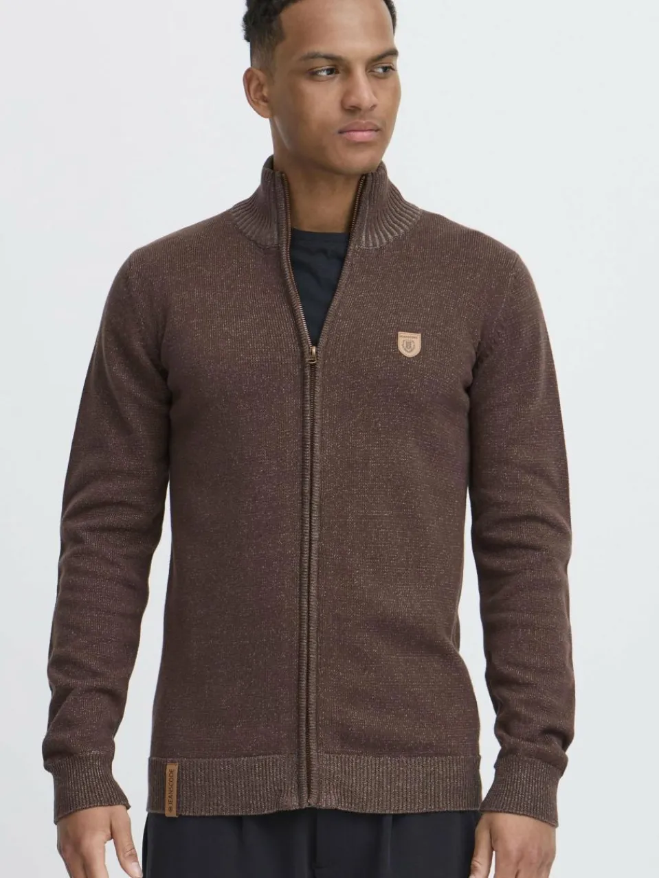 Indicode Pullover & Strickjacken<Herren Strickjacke - IDAndy braun gemustert