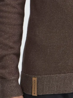 Indicode Pullover & Strickjacken<Herren Strickjacke - IDAndy braun gemustert