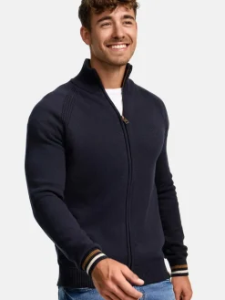 Indicode Pullover & Strickjacken<Herren Strickjacke - INArutemia blau marine uni
