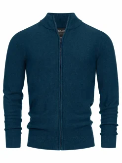 Indicode Pullover & Strickjacken<Herren Strickjacke - INWestmoon marine uni
