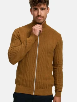 Herren Kronstadt Pullover & Strickjacken>Herren Strickjacke - KSCarlo Zip