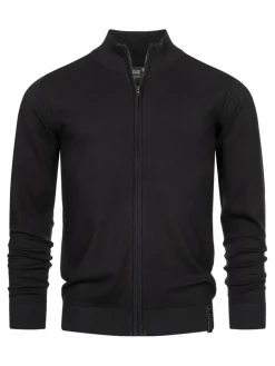 Indicode Pullover & Strickjacken<Herren Strickjacke - Lau schwarz uni