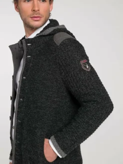 Spieth & Wenksy Pullover & Strickjacken<Herren Strickjacke - Nabor schwarz uni