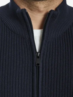 Jan Vanderstorm Pullover & Strickjacken<Herren Strickjacke - NORANDER blau uni