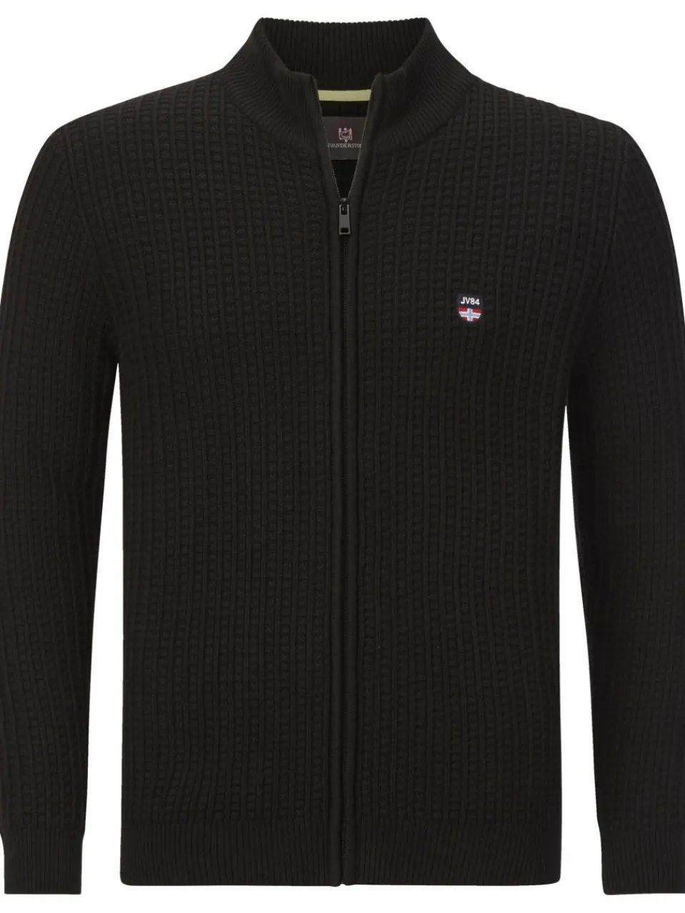 Jan Vanderstorm Pullover & Strickjacken<Herren Strickjacke - ONERVA schwarz uni