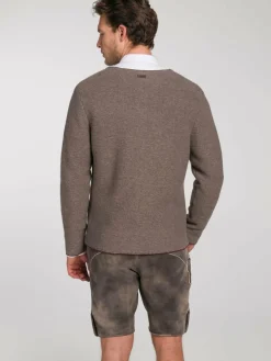Spieth & Wenksy Pullover & Strickjacken<Herren Strickjacke - Pocking braun uni
