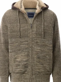 BABISTA Pullover & Strickjacken<Herren Strickjacke - RIVANETTO braun melange uni