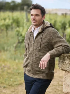 BABISTA Pullover & Strickjacken<Herren Strickjacke - RIVANETTO braun melange uni