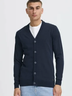 Solid Pullover & Strickjacken<Herren Strickjacke - SDAKALMA blau uni