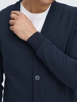 Solid Pullover & Strickjacken<Herren Strickjacke - SDAKALMA blau uni