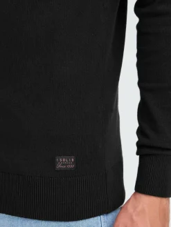 Solid Pullover & Strickjacken<Herren Strickjacke - SDAKALAS schwarz uni