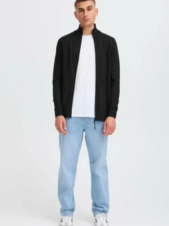 Solid Pullover & Strickjacken<Herren Strickjacke - SDAKALAS schwarz uni