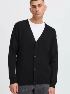 Solid Pullover & Strickjacken<Herren Strickjacke - SDFINTO schwarz uni