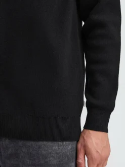 Solid Pullover & Strickjacken<Herren Strickjacke - SDFINTO schwarz uni