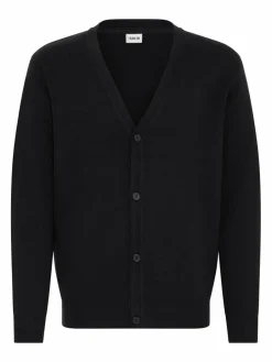 Solid Pullover & Strickjacken<Herren Strickjacke - SDFINTO schwarz uni